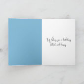 Carte Aquarelle Anniversaire Plage Dahlias (Intérieur)