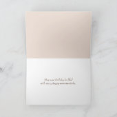 Carte Aquarelle Anniversaire Vache Highland (Intérieur)