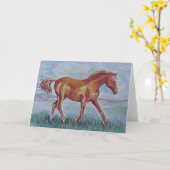 Carte Aquarelle arabe blanche (Fleur jaune)