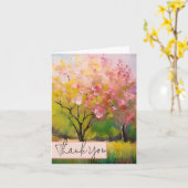 Carte Aquarelle arborescences personnalisables (Fleur jaune)