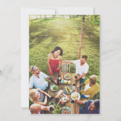 Carte Aquarelle Arbre Famille Réunion Calligraphie (Dos)