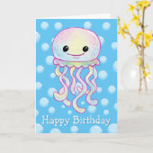 Carte Aquarelle arc-en-ciel (Fleur jaune)