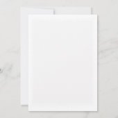 Carte Aquarelle arc-en-ciel do-it-yourself blanc (Dos)