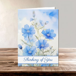 Carte Aquarelle Baby Blue Eyes Désolé pour votre perte