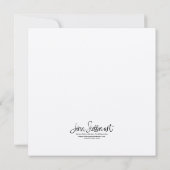 Carte Aquarelle Bluebird (Dos)