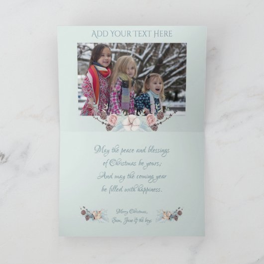 Carte Aquarelle Bois Deer (Intérieur)