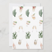 Carte Aquarelle boissons bachelorette week-end itinérair (Dos)