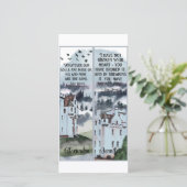 Carte Aquarelle Bronte Wuthering Heights Livre Signets (Debout devant)