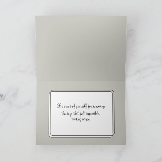 Carte Aquarelle Chatons Penser À Vous (Intérieur)