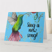 Carte Aquarelle Chrétien (Devant)