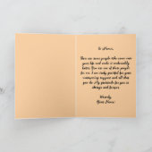 Carte Aquarelle Citrouille et congé d'automne Thanksgivi (Intérieur)