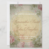 Carte Aquarelle classique Elégante Roses Roses Roses Ros (Devant)