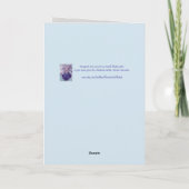 Carte Aquarelle couleur de perroquet macaw Hommes Annive (Dos)