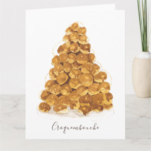 Carte Aquarelle Croquembouche