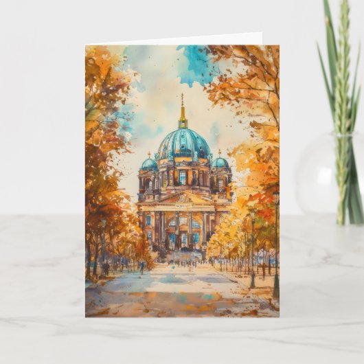 Carte Aquarelle de Berlin 2 (Devant)