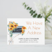 Carte Aquarelle de boîte aux lettres Eucalyptus de tourn (Debout devant)