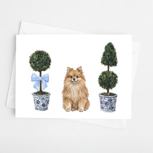 Carte Aquarelle de Chien Chien Chien Chien Chien Chien C