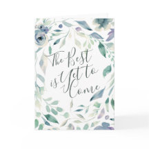 Aquarelle de lavande Floral Le meilleur est encore