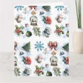 Carte Aquarelle de Noël (Devant)