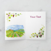 Carte Aquarelle de raisins. Art (Intérieur)