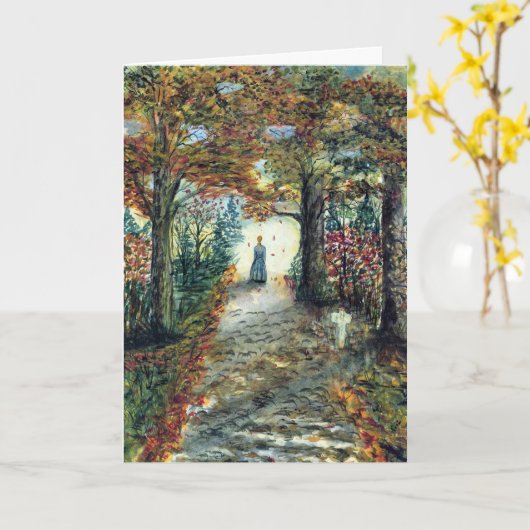 Carte Aquarelle de Symapthy peignant l (Fleur jaune)