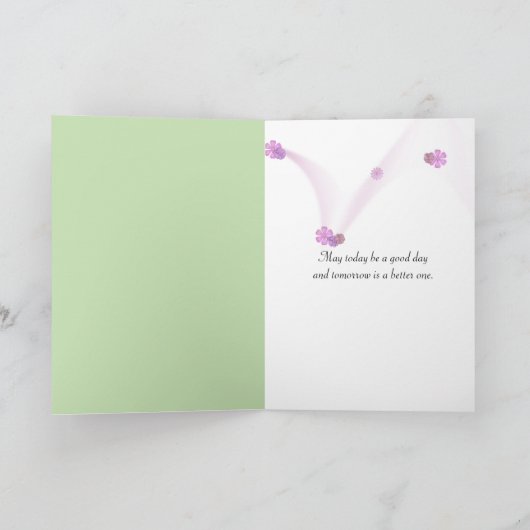 Carte Aquarelle Doodle Flowers (Intérieur)