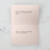 Carte Aquarelle douce Stylish Joyeux Anniversaire Nom pe (Intérieur)