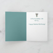 Carte Aquarelle Eléphant Africain Animal Nature Art (Intérieur)