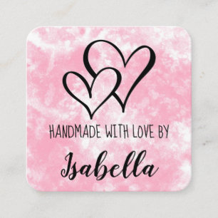 Carte Aquarelle Faite À La Main Avec Amour