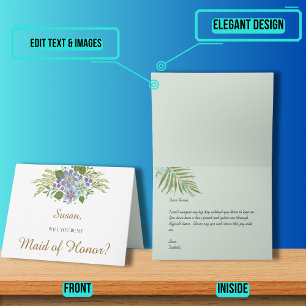 Carte Aquarelle Feuilles 01 Proposition de la partie nup