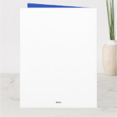 Carte Aquarelle Fleurs d'été brillantes Anniversaire (Dos)