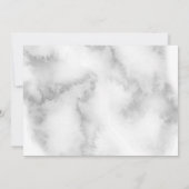 Carte Aquarelle florale moderne Roses roses roses Barefo (Dos)