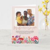 Carte Aquarelle Florale | Photo de la Fête des mères (Fleur jaune)