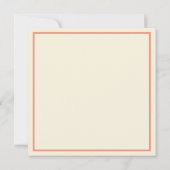 Carte Aquarelle florale rose Gris Maine Coon Chat (Dos)