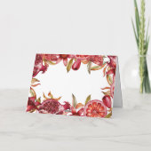 Carte Aquarelle Grenade Joyeux Tou Bichvat (Dos)