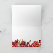 Carte Aquarelle Grenade Joyeux Tu B'shvat (Intérieur)