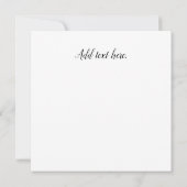 Carte Aquarelle illustrée de Santorin Grèce (Dos)