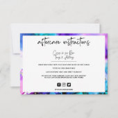 Carte Aquarelle - Instructions 2 (Devant)