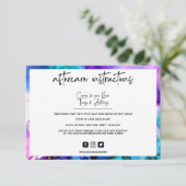 Carte Aquarelle - Instructions 2 (Debout devant)