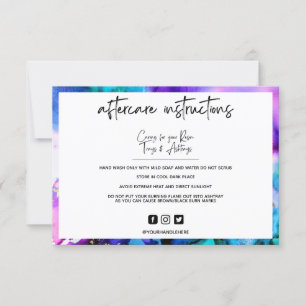 Carte Aquarelle - Instructions 2