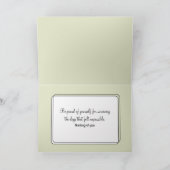 Carte Aquarelle Kitten Avec Maisonnette (Intérieur)