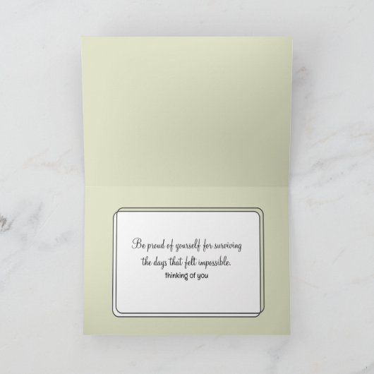 Carte Aquarelle Kitten Avec Maisonnette (Intérieur)