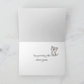 Carte Aquarelle Kittens Anniversaire (Intérieur)