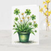 Carte aquarelle Lucky Blooms (Fleur jaune)