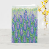 Carte Aquarelle Lupine Field Vide Salutation (Fleur jaune)