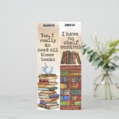 Carte Aquarelle Machine à écrire Funny Livre Citation Si (Debout devant)