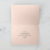 Carte Aquarelle Magnolia Coton Garland Matron d'honneur (Intérieur)