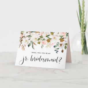 Carte Aquarelle Magnolia Cotton Garland Jr. Bridesmaid