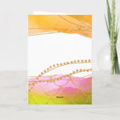 Carte Aquarelle Mermaid Joyeux Anniversaire Fun (Dos)