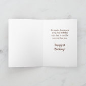 Carte Aquarelle mignonne Chiot Personnalisé Nom 2e anniv (Intérieur)